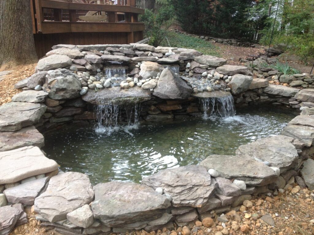Custom Waterfall Design, Installation, and Construction | Outdoor Lifestyles Landscape