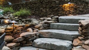 landscape lighting in Orange County, VA