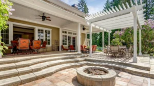 Built-in seating, fire pits, and outdoor kitchens in Qauntico, VA